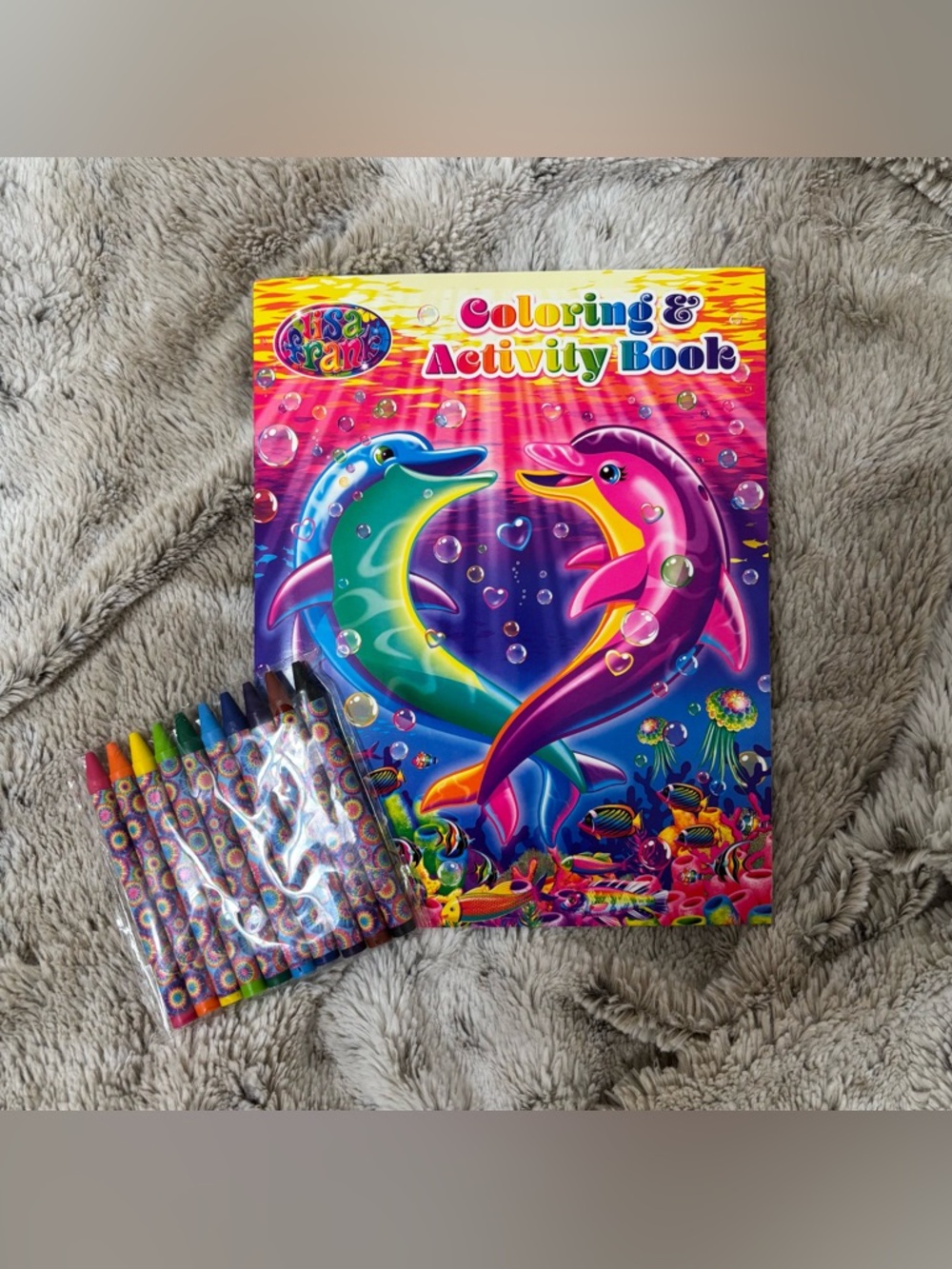 Lisa frank coloring and activity book